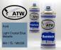 Preview: Ford, Light Crystal Blue Metallic, MA / 7E / M6328: 400ml Sprühdose + 400ml Klarlack - Set, von ATW Autoteile West.
